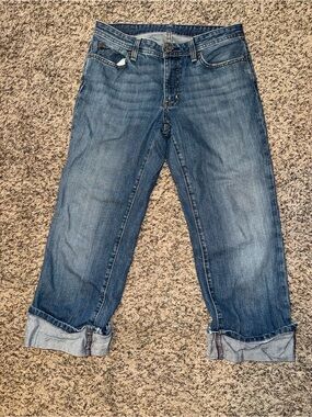 Polo Jeans CO. Ralph Lauren Straight-Leg Cuffed Blue Jeans